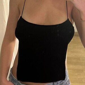 Tiger Mist Backless Spaghetti Strap Top